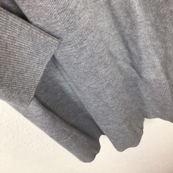 Joan Vass grey long duster/knit jacket in M - Picture 5 of 13